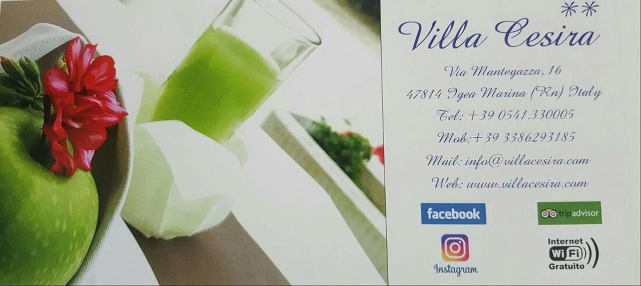 Hotel Villa Cesira Bellaria-Igea Marina Buitenkant foto